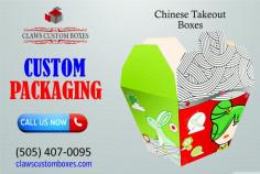 Claws customized the opportunity to make new and attractive designs for their customers. We also customize these Chinese takeout boxes packaging according to your own desire. These boxes can be of any shape and size die-cut machinery and technology. Custom boxes offer the best packaging products. https://www.clawscustomboxes.com/product/chinese-takeout-boxes/