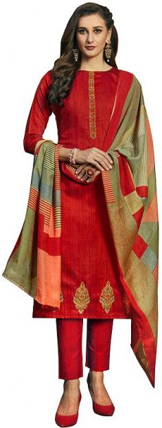Long Trouser Salwar-Kameez Suit with Embroidery and Multicolor Printed Dupatta

Pure cotton textile is the best and the most comfortable wear for the summer season; it keeps you cool, comfortable, and still in trend. This red salsa suit keeps you in line with the contemporary fashion chain as the bright red color accentuates the personality of the wearer and the vertical self-textured pattern enhances its richness.

Salwar Kameez with Dupatta: https://www.exoticindiaart.com/product/textiles/salsa-red-long-trouser-salwar-kameez-suit-with-embroidery-and-multicolor-printed-dupatta-SKZ05/

Printed Salwar Kameez: https://www.exoticindiaart.com/textiles/salwarkameez/printed/

Salwar Kameez: https://www.exoticindiaart.com/textiles/salwarkameez/

Textiles: https://www.exoticindiaart.com/textiles/

#textiles #salwarkameez #printedsalwarkameez #womenswear #fashion #indiantextiles #weddingdress