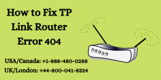 Looking for a solution how to fix TP Link Router Error 404? Don’t worry, visit our website or get in touch with our experienced experts. Our experts are available 24*7 hours for you. For more information, call our toll-free helpline numbers at USA/Canada: +1-888-480-0288 and UK/London: +44-800-041-8324. Read more:- https://bit.ly/3bGrCG2