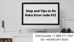 Roku is really an amazing streaming player there is no defect in it, error code 012 on Roku just screen because of some common troubles that are quite easy or simple to tackle. You would really be happy to know that after accurately following the instructions you will soon get out of the trouble that you are dealing with. There is no issue that you are a technician or not, simply you just be willing or confident to get rid of this trouble by yourself.