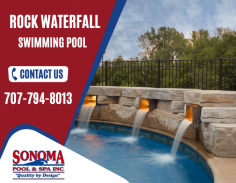 
 Add-on Features for Beautiful Swimming Poolscape

Our pool builders can design rock waterfalls to create a natural look while adding the soothing sound of free-flowing water that enhances your lagoon and outdoor setting. Contact us at 707-794-8013 for a free estimation ideas.