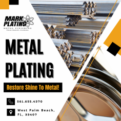 Excellence Of Specialized Work On Your Products

Mark Plating became a leader in the metal plating industry with the on-time commitment of delivering quality products and get first-rate customer service in Florida.  For more queries email us at markplatingco@gmail.com