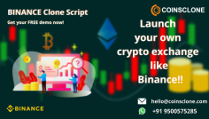  Binance clone script- Get started with your own crypto exchange like BINANCE

 Binance clone script is a ready-to-launch clone script that resembles the functions of Binance with added features. Binance clone script comes with fully customizable options according to the needs of the user. Got fed up with reading long paragraphs, No worries!!  Check out the mentioned website below and get your free demo immediately!!