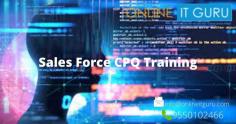 Salesforce CPQ Training
Salesforce CPQ is a software tool that refers to configure, price, and quote that offers companies to quote quick and accurate orders. Learn Salesforce CPQ in real-time sessions with ITGuru experts along with practicals.