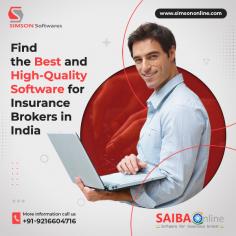 If you want to find the best insurance broker software solutions in india, Simson Softwares Private Limited is the right place for you. The specialty of our software is that it brings accuracy in your work, reduces manpower, and saves time. We have a lot of customers in India who use our softwares. To explore more, visit our website.