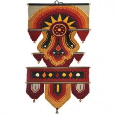 Cotton Handmade Wall-Hanging with Wooden Beads and Brass Bells from Maharashtra

Tapestries are one of the highly demanded and unique ideas of decorating your wall space with bright colours and designs. This textile art form dates back thousands of years, starting particularly in Egypt. This one is a superfine cotton thread woven wall hanging from Maharashtra in an exquisite pattern of varied layers and blended shades of red, orange, yellow, white and black. Every outer end of the layer is decorated with wooden beads and a brass bell at the bottom. Have this on your empty wall for a touch of royal and ancient textile art.

Cotton Wall-hanging: https://www.exoticindiaart.com/product/textiles/flame-scarlet-cotton-handmade-wall-hanging-with-wooden-beads-and-brass-bells-from-maharashtra-SBN56/

Wallhangings: https://www.exoticindiaart.com/textiles/wallhangings/

Textiles: https://www.exoticindiaart.com/textiles/

#textiles #wallhangings #cottontextiles #handmadeproducts #maharashtrawallhangingart #traditionalwallhanging