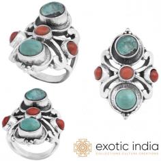 Double Turquoise with Coral Trio Sterling Silver Ring

Alluring and unusual, this exquisite ring features two turquoise and three divine coral gemstones. This ring is a piece of artistry with ravishing grace and grandeur charm. Adorning this 

ring with any of your casual or fancy outfits will give gorgeous look. Turquoise stone with a stunning sea-green hue symbolizes peace, good luck, hope, enlightenment, and strength. In 

ancient, the people believed that this gemstone has the ability to protect its wearer with great spiritual meaning. Turquoise permitted openness of knowledge, ideas, and thoughts.

Sterling Silver Ring: https://www.exoticindiaart.com/product/jewelry/double-turquoise-with-coral-trio-sterling-silver-ring-lcm80/

Rings: https://www.exoticindiaart.com/jewelry/rings/

Sterling Silver: https://www.exoticindiaart.com/jewelry/sterlingsilver/

Jewelry: https://www.exoticindiaart.com/jewelry/

#jewelry #sterlingsilver #rings #sterlingsilverrings #indianjewelry #turquoisestone #coralstone