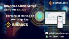 Binance clone script is a ready-to-launch software that resembles the functions of the popular Binance. This clone script comprises the features that the actual Binance projects and it is stuffed with some additional features. Coinsclone takes care of all the efforts to build a software and provides it to the customer as per their needs. Seems to be bored of reading long paragraphs, instead try the free demo being offered by Coinsclone. To know further,
