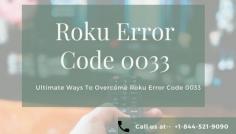 Oops, is it the error code 0033 on Roku that appears again and again on the screen? There are some common issues that are leading to this error. This article will let you know about all the reasons and ultimate ways to overcome Roku error code 0033. After having the suggestions of experienced experts the steps are stated for you, hopefully, the solutions would be surely useful to you.