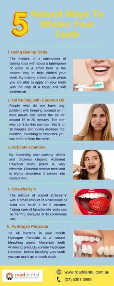 5 Natural Ways To Whitening Your Teeth