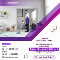 Book carpet cleaning services at Touq Al Yasmeen Cleaning Services and get professional carpet dry cleaning services for office carpets, residential carpets & rugs at affordable prices in just one click.

Visit: https://tacleaning.ae/carpet-cleaning.html
