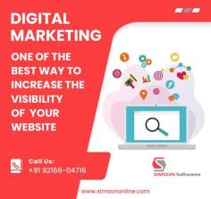 Digital Marketing service is the best way to increase the visibility of your website. Today’s generation does internet surfing for most of their needs. In short, digital marketing means increasing the visibility of your website online. Do you also want SEO service in Mohali for your website, then contact us immediately. Simson Softwares Private Limited is the best place for providing SEO in Mohali area.