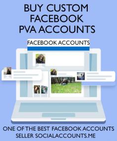 A best place to buy facebook pva account. We are selling quality phone veified facebook account with active US phone number & custom facebook pva accounts.