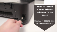 If you want to know how to install canon printer without cd on mac, then you are at the correct place. You just have to call us at the helpline number USA/Canada: +1-888-272-8868, UK: +44-808-196-7617 and we will guide you step by step and also tell you some informative information about the printer. So hurry up, get the best service at any time at Printer Offline Error.
