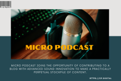 Characterizing micro podcast, digital broadcasts as shows with under 10k listeners*, which is ensured to bother a few groups, however, I believe, is a valuable marker for isolating shows that have acquired some standard slice through from shows which are as yet obliging discrete or specialty crowds.

https://cp.digital/podcasts/