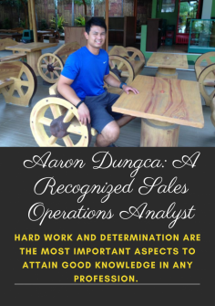 Along with hard work and determination, grabbing opportunities at right time is also very crucial to become successful in any profession. Following it, Aaron Dungca is one such great personality who attained vast knowledge in various fields in the last more than 10 years.

Aaron began his career as a physical education teacher and from the beginning he always focuses on the key elements that can enhance his skills to perform better. After working for several years as a physical education teacher, he began to work as an Operations Manager. At this position, he successfully provided staff and team members constructive and positive feedback to enhance the performance of the employees for better results.