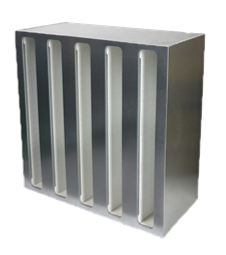 V-bank box type HEPA filters