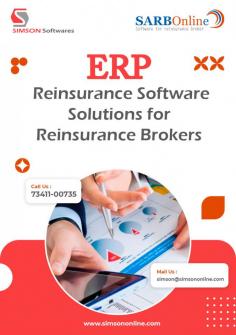 Get in touch with Simson Softwares Private Limited to skip your paperwork. We developed SARBOnline ERP reinsurance software solutions for reinsurance broking industries. With the help of our reinsurance broker software, you can save time and reduce manpower. If you want to get our services, we are always available for you.