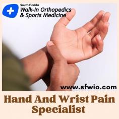 Hand And Wrist Pain Specialist In South Florida
We focus on minimally invasive procedures that provide quicker healing times with less discomfort. And we always look for the most cost-effective and efficient treatments for our patients. Contact SFWIO for hand and wrist pain specialists in South Florida.