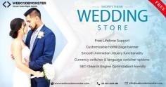 Wedding Website Templates

The best Bridal Accessories Templates are available. At Webcodemonster has a responsive homepage layout design, lots of media support and you can upload large image galleries.
https://www.webcodemonster.com/themes/shopify/fashion-lifestyle/wedding-shopify.html