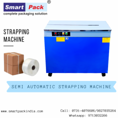 Smart Packaging Systems is the leading supplier of all kinds of Strapping Machines all over India. Strapping Machines is used to Strap Bundle or cartons from all sides of boxes. This machine and its tools are designed to secure boxes and pallets for shipment of the items or packets. Many times, strapping is used in tandem with wrapping for pallets to secure items during the time of transportation.

Visit here for more details:
https://smartpackindia.com/items/strapping-machine/

For more information pls watch our video:
https://bit.ly/3ABVVYZ

Call Us: 09713032266
WhatsApp Us: 09713032266
Email Us: sales@smartpackindia.com
