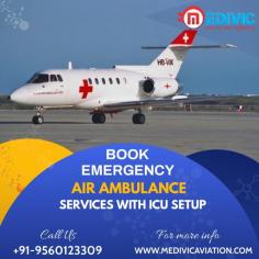 Medivic Aviation Air Ambulance in Patna presents you with all types of emergency medical services at an ordinary amount. It provides advanced Air Ambulance Services in Patna with a hi-tech life support system by which the emergency patients feel comfortable during the whole transportation process.

Website: https://www.medivicaviation.com/air-ambulance-charges-patna-to-delhi/