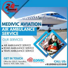 Medivic Aviation is the most superior healthcare service and advanced air ambulance service provider to quick and safe patient transportation service from one city location to another.  We also provide high-quality Air Ambulance Services in Delhi with well-maintained charter aircraft and commercial planes to move in any city in India as well as all over the globe at an affordable cost.

Website: https://www.medivicaviation.com/
