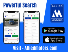 Flexible Searching and Filtering Your Choices

The mobile app comes with a powerful master search function that lets users customize their searches. You can choose from a range of options from make, model, option, year, and variant. This lets you exactly pick what you want and makes it easy to narrow down your options. Send us an email at info@alliedmotors.com for more details.