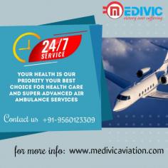 Medivic Aviation is prepared 24/7 for an emergency Air Ambulance Service in Delhi to move an emergency patient from one city destination to another for better medical assistance. We provide a high-standard ICU setup with specialist MD and MBBS doctors and well-versed medical panels for the complete medical support of ill patients.

Website: https://www.medivicaviation.com/