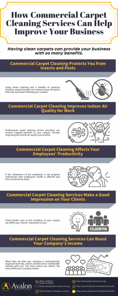 Learn how commercial cleaning services can help you protect your workplace from insects and pests, how it improves indoor air quality for work, and how it affects your employees' productivity.