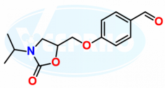 Bisoprolol EP Impurity T
Catalogue No. - VL191013
CAS No. - 1173203-26-3
Molecular Formula - C14H17NO4
Molecular Weight - 263.29
IUPAC Name - 4-((3-isopropyl-2-oxooxazolidin-5-yl)methoxy)benzaldehyde