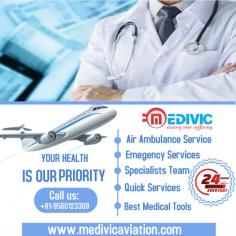 Medivic Aviation Air Ambulance Service in Delhi provides advanced life support systems, which help the patient in surviving every health. The services provided by us are incredible. We also confer the safest bed-to-bed amenities with the help of a road ambulance at the same package.

Website: https://www.medivicaviation.com/