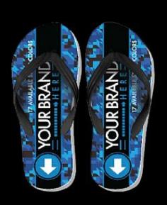 Find your best flip flop brands collection from die cut flip flops. Branded Flip Flops with black or white flip flops sole & straps that can have your Logo, Design and Text all over the Sole in any amount of Colors without a Set-up Charge. For more inquire please visit our website.