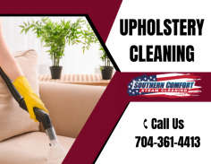 
Get Your Furniture Clean with Our Experts

If you have kids or pets, frequently host friends and family, you know the upholstered furniture is getting dust. Our professional fabric cleaner refreshes and cleans the furniture, bringing new life to your living space. Send us an email at southerncomfort3411@gmail.com for more details.