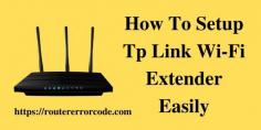 Here is the article, how to manually setup TP-Link wi-fi extender on our website Router Error Code. In this article we describe the simple step by step guide to setup your router device easily. Read more:- https://bit.ly/30bVEPn