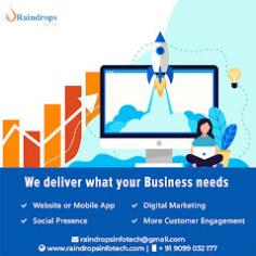 Do you want to develop a hotel booking website or introduce an online reservation system for your existing hotel website? Raindrops Infotech is a leading top web portal development company,provides all types of custom web solutions that help you avoid mistakes, save costs, and lead your business to the top.