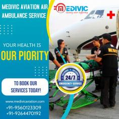 You can choose the most dependable Air Ambulance Services in Delhi that are very helpful for the patient that he or she can move quickly and safely where you want for more conventional medical treatment. It is the most probable way for shifting an ailing patient. You can book hi-tech air ambulance services for a secure patient transportation system provided by Medivic Aviation.

Website: https://www.medivicaviation.com/