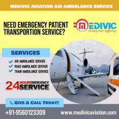 Medivic Aviation offers a high-developed emergency Air Ambulance Service in Patna with excellent medical support to the ill patient by which is done by our health care specialist. We provide the complete bed-to-bed patient shifting service through ALS and BLS road ambulance at the same expense.

Website: https://www.medivicaviation.com/air-ambulance-charges-patna-to-delhi/