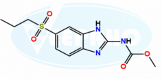 Albendazole EP Impurity C
Catalogue No. - VL960003
CAS No. - 75184-71-3
Molecular Formula - C12H15N3O4S
Molecular Weight - 297.33
IUPAC Name - Methyl[5-Propylsulphonyl)-1H-benzimidazol-2-yl]carbamate
Synonyms - Albendazole Sulfone