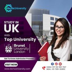 Let's Study At Brunel University in UK.