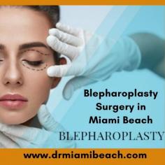 Blepharoplasty Surgery Miami Beach
Blepharoplasty, commonly called eyelid surgery, is a cosmetic procedure that adjusts the shape of the eyelids and restores a bright, youthful eye appearance. Dr. Miami Beach will work to give you a completely natural eyelids appearance that is attractive and leave you looking and feeling your best. Contact us for Blepharoplasty surgery in Miami Beach today!