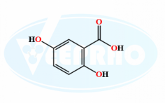 Mesalazine EP Impurity G
Catalogue No. - VL98009
CAS No. - 490-79-9
Molecular Formula - C₇H₆O₄
Molecular Weight - 154.12
IUPAC Name - 5-Hydroxysalicylic Acid
Synonyms - 2,5-Dihydroxybenzoic acid