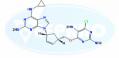 Abacavir EP Impurity B
Catalogue No. - VL760001
CAS No. - 1443421-69-9
Molecular Formula - C18H21ClN10O
Molecular Weight - 428.8
IUPAC Name - 6-(Cyclopropylamino)-9-[(1R,4S)-4-[[(2,5-diamino-6-chloropyrimidin-4-yl)oxy]methyl]cyclopent-2-enyl]
Synonyms - Abacavir O-Pyrimidine Impurity / Abacavir Related Compound D