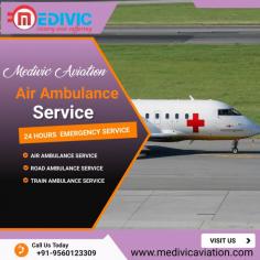 Medivic Aviation Air Ambulance Service in Patna provides all types of emergency services to severe patients from location to another destination through private charted Aircraft or commercial airlines under the supervision of a well-practiced medical team including highly-trained MD doctors and expert paramedical technicians in addition to all kinds of medical apparatus.

Website: https://www.medivicaviation.com/air-ambulance-charges-patna-to-delhi/