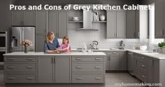 The best main pros and cons of grey kitchen cabinets. Grey is the new white or perhaps black, and it's adorable seeing it in kitchen design. Why? Because this