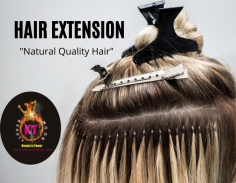 Add Instant Length and Volume of Your Hair

Natural hair is not always equipped to endure everyday wear and tear. Extensions help with that! It instantly gives you longer and thicker hair to enhance your look without heavily manipulating. Send us an email at support@ktbeautyboom.com for more details.