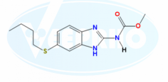 Albendazole EP Impurity K
Catalogue No. - VL960010
CAS No. - 70484-51-4
Molecular Formula - C13H17N3O2S
Molecular Weight - 279.36
IUPAC Name - Methyl (6-(butylthio)-1H-benzo(d)imidazole-2-yl)carbamate
Synonyms - Albendazole BP Impurity K