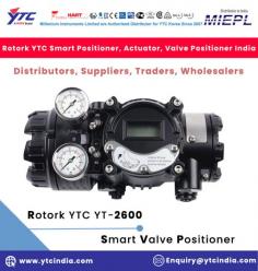 Rotork YTC YT-2600 Smart Valve Positioner accurately controls valve stroke, according to input signal of 4-20mA, which is being input from the controller. In addition, built-in micro- processing operator optimizes the positioner's performance and provides unique functions such as Auto calibration, PID control, Alarm, and Hart protocol. controls valve stroke, according to input signal of 4-20mA, which is being input from the controller. In addition, built-in micro- processing operator optimizes the positioner's performance and provides unique functions such as Auto calibration, PID control, Alarm, and Hart protocol.

Rotork YTC Smart Positioner, Electro Pneumatic Positioner, Volume Booster, Lock Up Valve, Solenoid Valve, Position Transmitter, I/P Converter Distributors, Suppliers, Traders, Wholesalers India

We are Authorised Stockist, Distributor, Suppliers and Traders of the following Rotork YTC range Rotork YTC SMART VALVE POSITIONER - YT-3400 SMART POSITIONER, YT-2500 SMART POSITIONER, YT-3450 SMART POSITIONER, YT-2400 SMART POSITIONER, YT-2300 SMART POSITIONER, YT-2600 SMART POSITIONER, YT-3301 SMART POSITIONER, YT-3303 SMART POSITIONER, YT-2700 SMART POSITIONER, YT-3350 SMART POSITIONER, YT-3300 SMART POSITIONER, YT-2501 SMART POSITIONER

For any Enquiry Call Us: +91-11-2201-4325, Email at : Enquiry@ytcindia.com, Our Website :- www.ytcindia.com