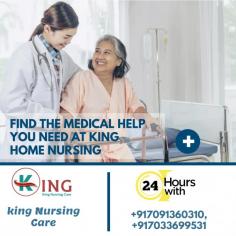 King Home Nursing Service in Kankarbagh, Patna is rendering the most vital long-term care, palliative care, and post-COVID care services to your door.
More@ https://bit.ly/33ymqTm 
