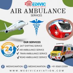 If you want to shift to an emergency patient through air ambulance from Raipur to another city hospital then, you can easily hire Medivic Aviation Air Ambulance Service in Raipur at a less amount. It is the best one that provides every type of convenience in an emergency condition. You can book it easily through one call and email to us when you want.

Website: https://medivicaviation.com/air-ambulance-service-raipur/
